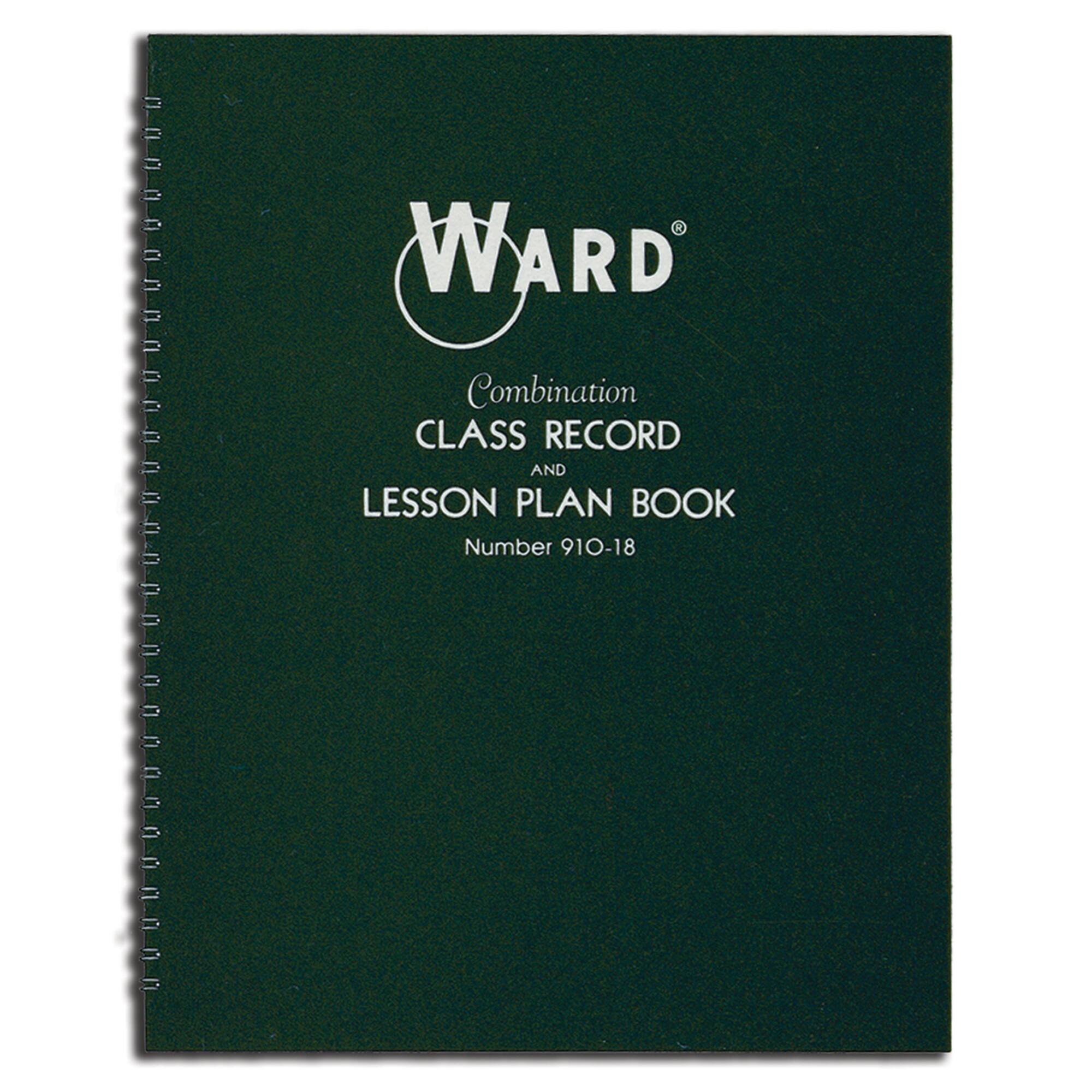 WARD® Combination Class Record and Lesson Plan Book
